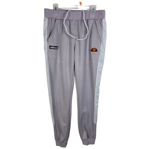 Ellesse Nervetti Lavender Purple Drawstring Waist Jogger Pants Size Small